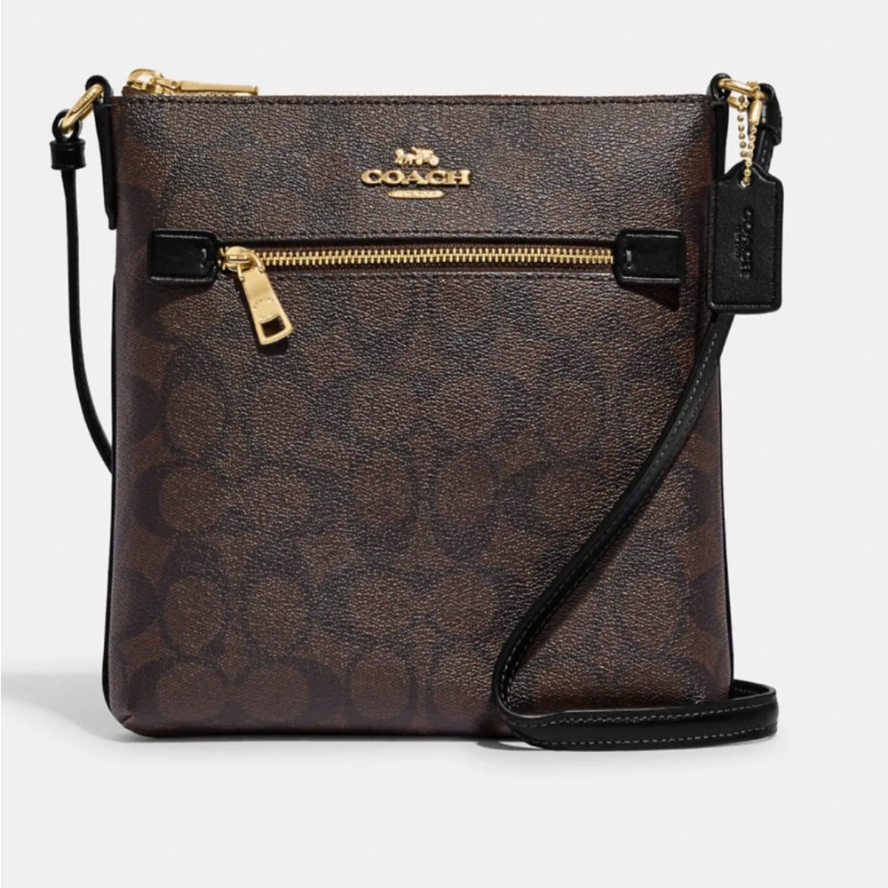 coach mini rowan file bag